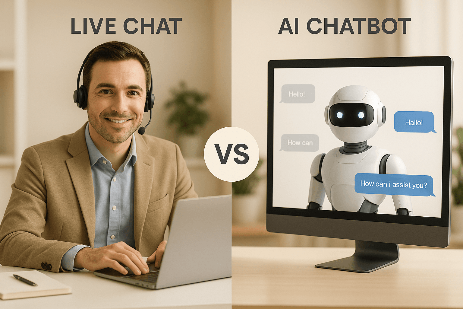 AI Chatbot vs Live Chat: Which Works Better?