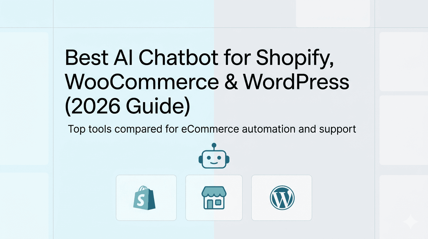 Best AI Chatbot for Shopify, WooCommerce & WordPress (2026 Guide)