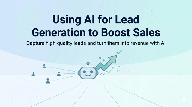 Using AI for Lead Generation to Boost Sales