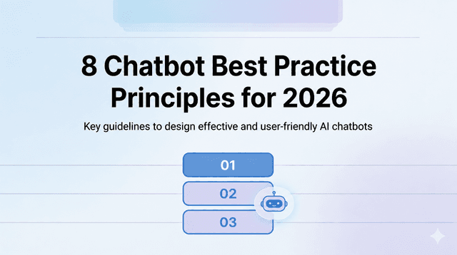 8 Chatbot Best Practice Principles for 2026