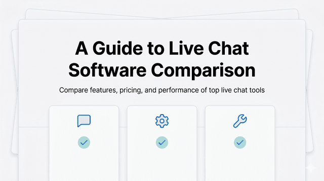 A Guide to Live Chat Software Comparison