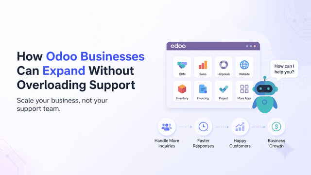 How Odoo Businesses Can Expand Without Overloading Support