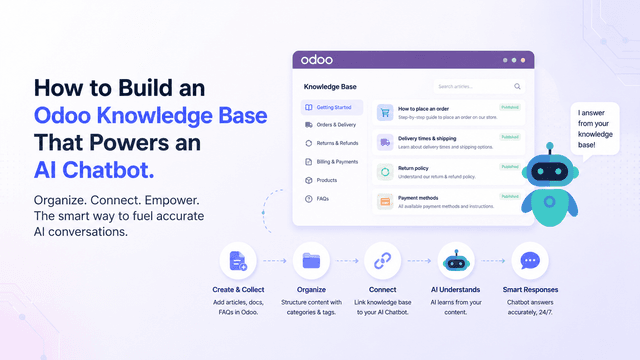 How to Build an Odoo Knowledge Base That Powers an AI Chatbot