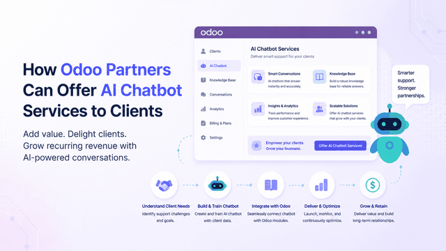 How Odoo Partners Can Offer AI Chatbot Services to Clients