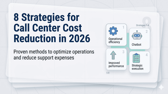 8 Strategies for Call Center Cost Reduction in 2026